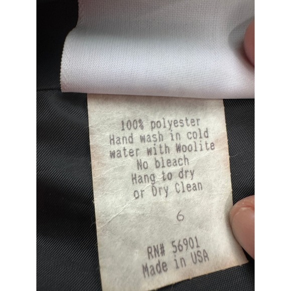 Vintage Style Accents Black Maxi Cocktail Dress Size 6 - Picture 4 of 10